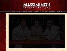 Tablet Screenshot of massiminosboston.com